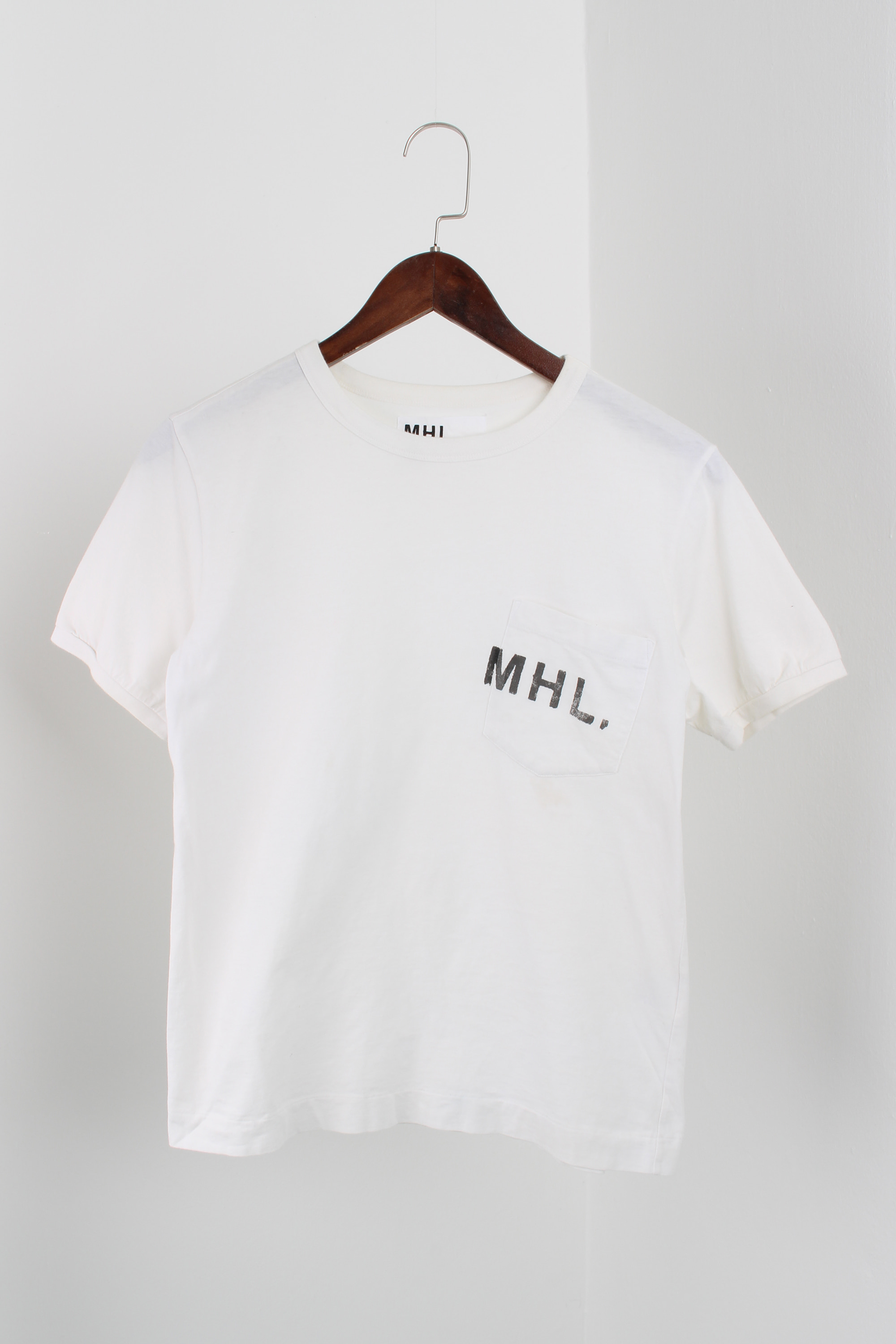 MHL Round neck Tee(White)