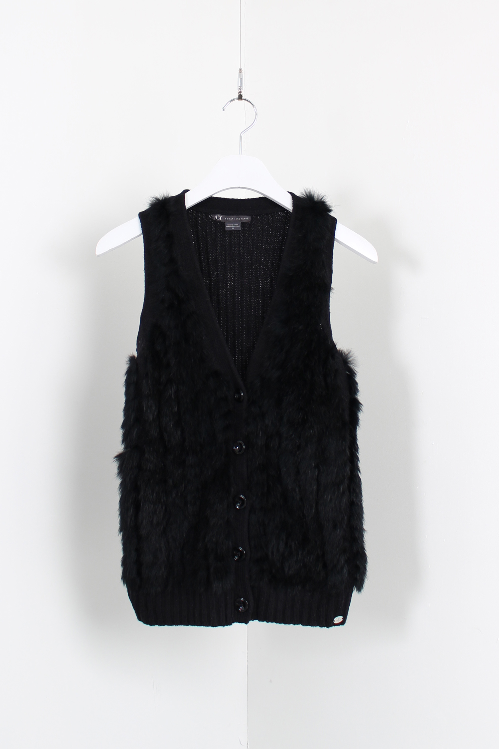 A|X Armani Exchange fur vest
