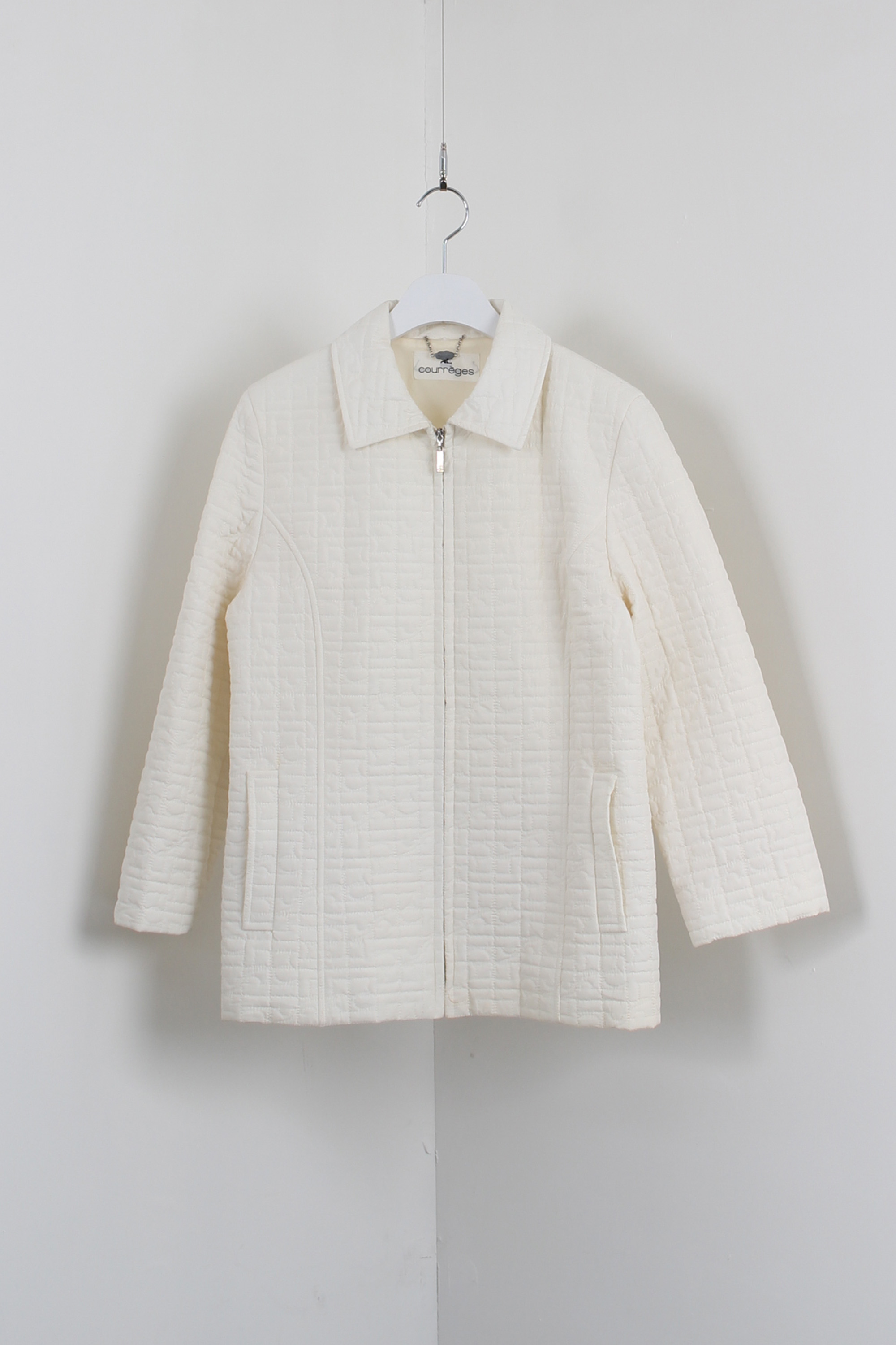 courreges quilted jacket