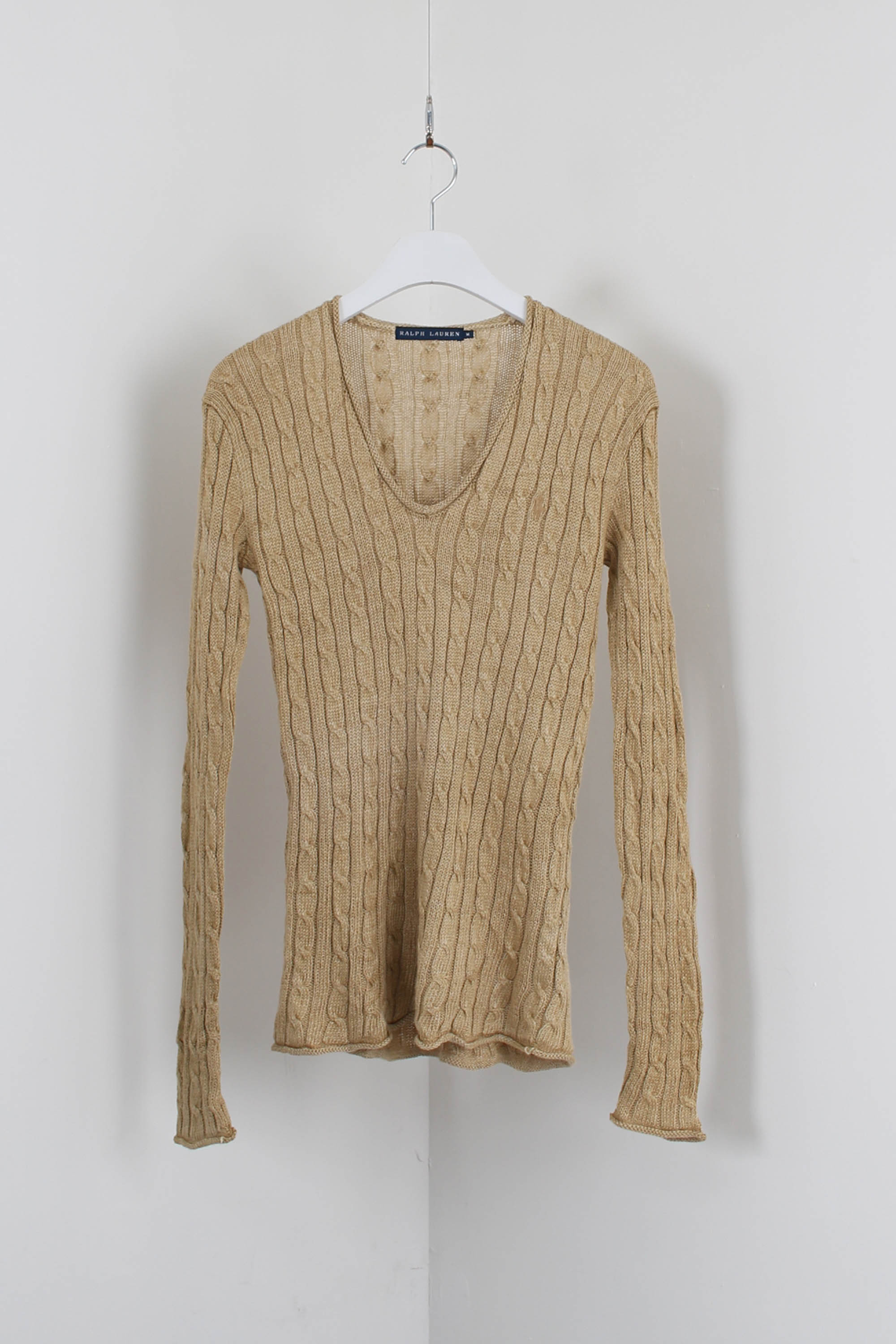 ralph lauren linen knit