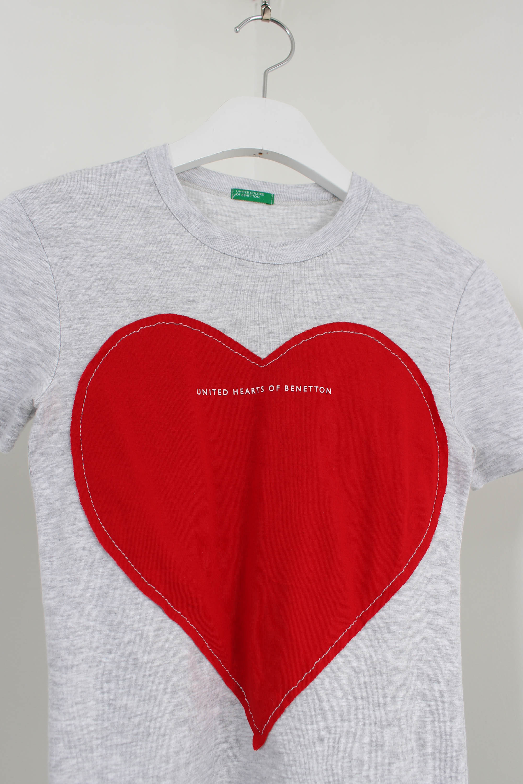 BENETTON hearts t-shirt