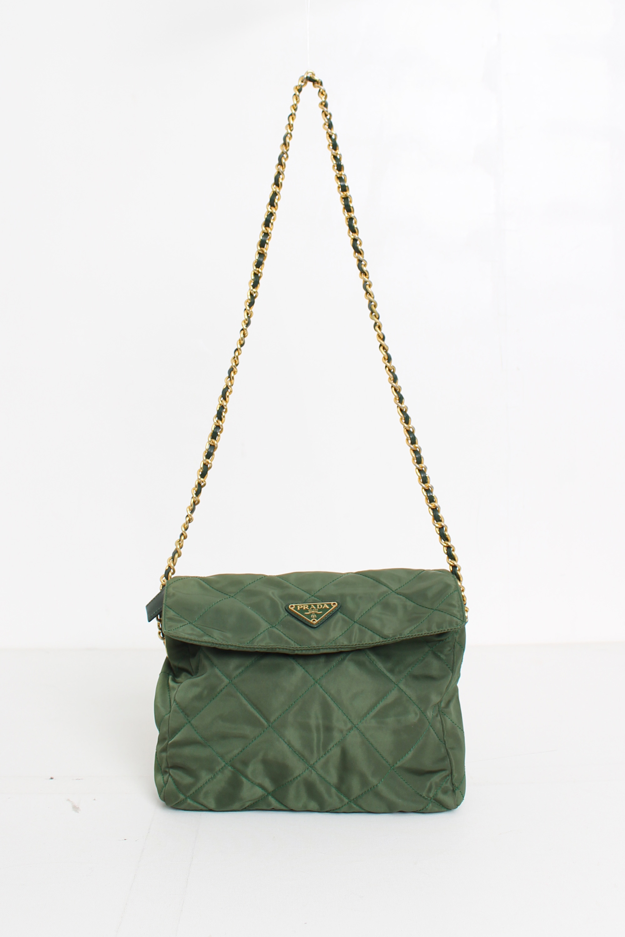 PRADA quilted chain bag