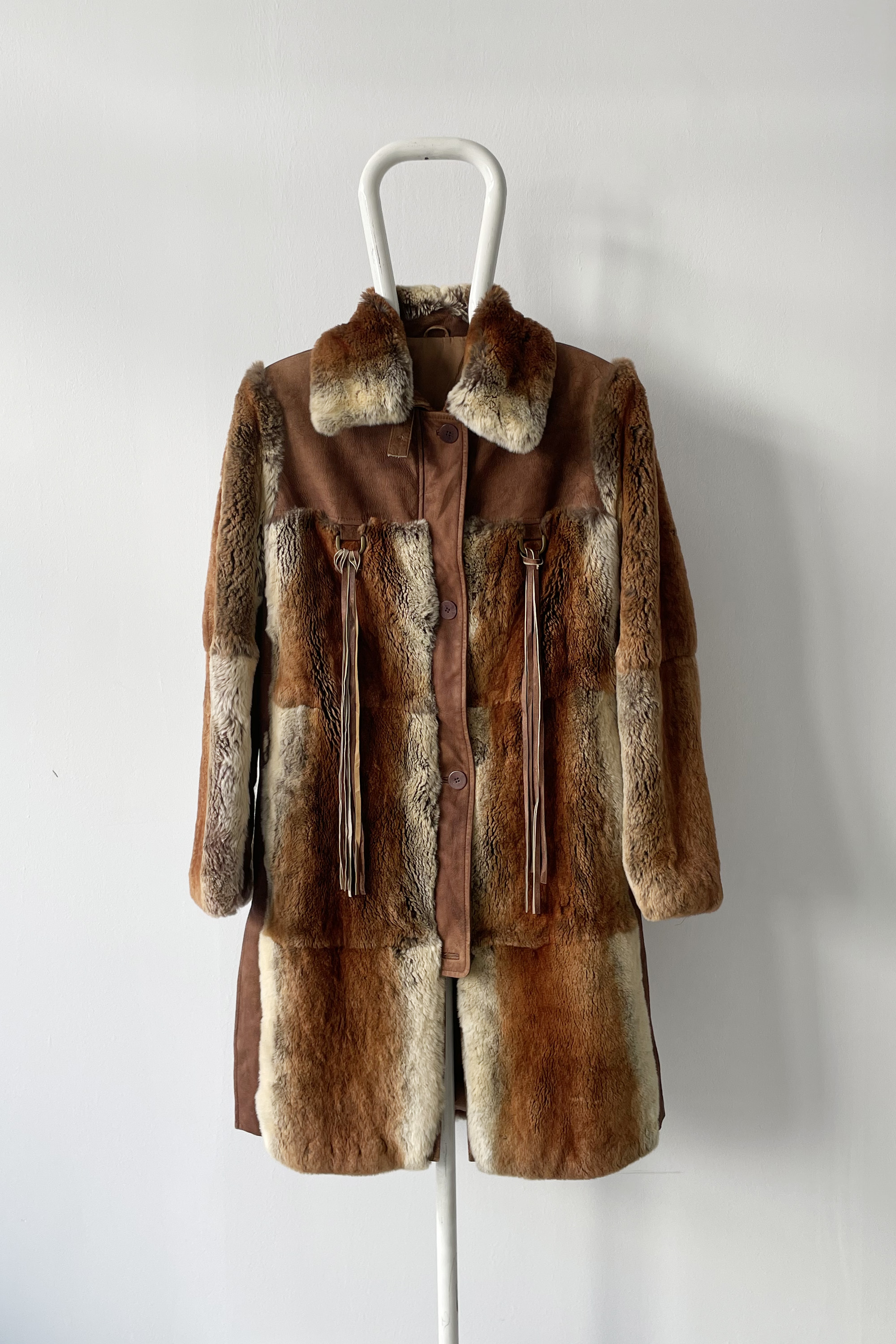 pre owned shearling coat