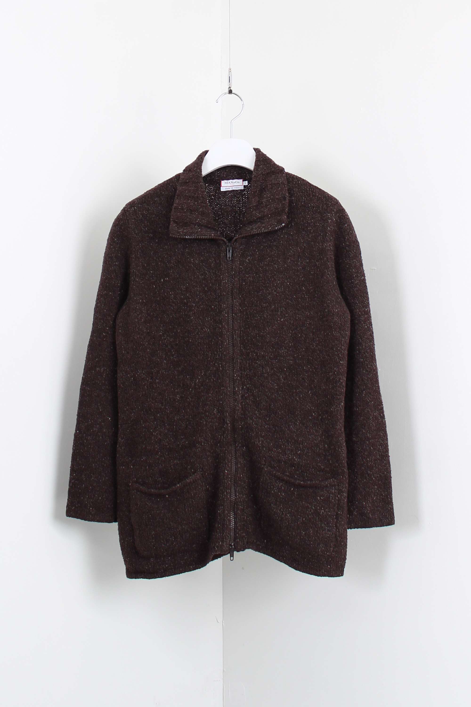 max&amp;co knit zip-up