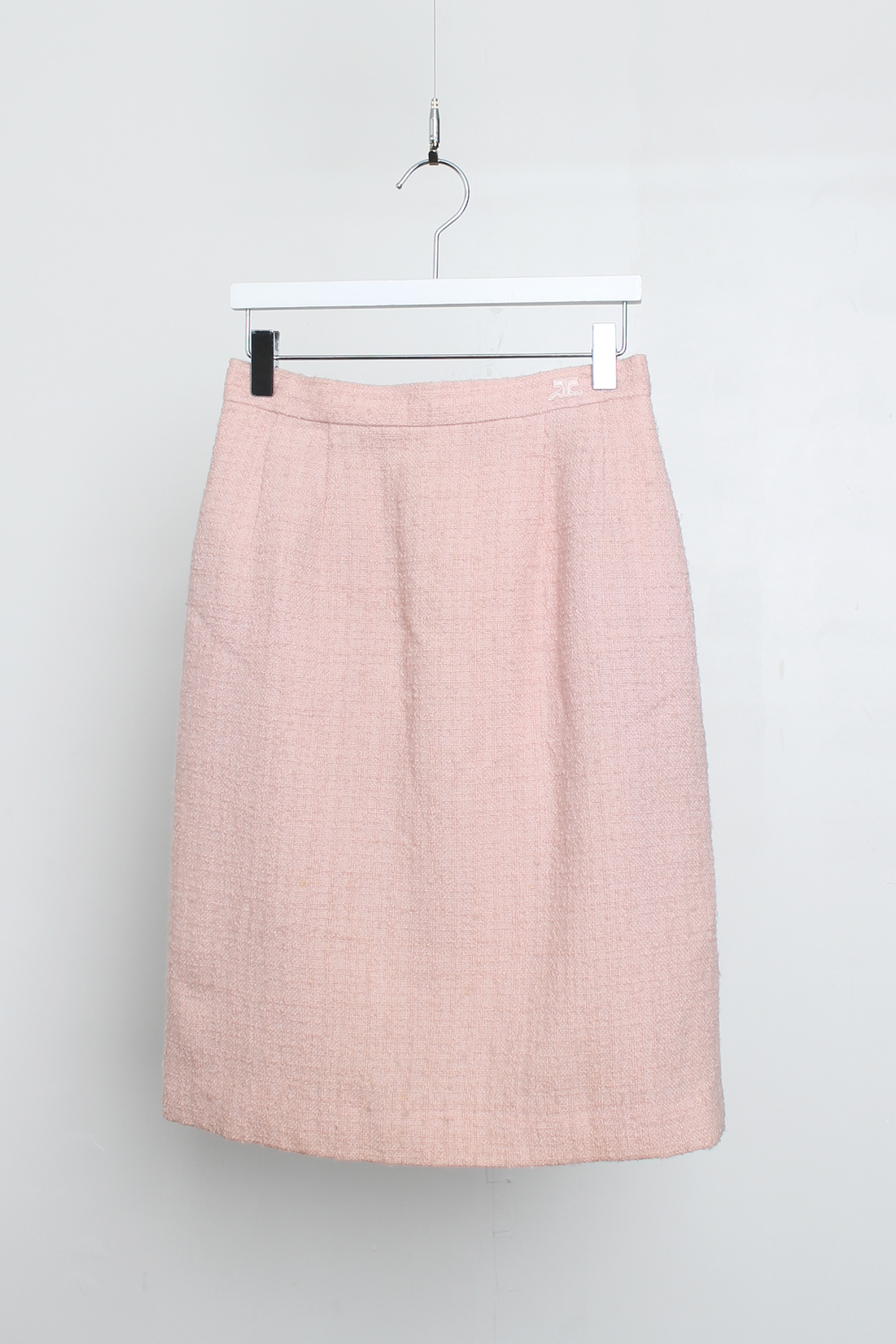 courreges tweed skirt