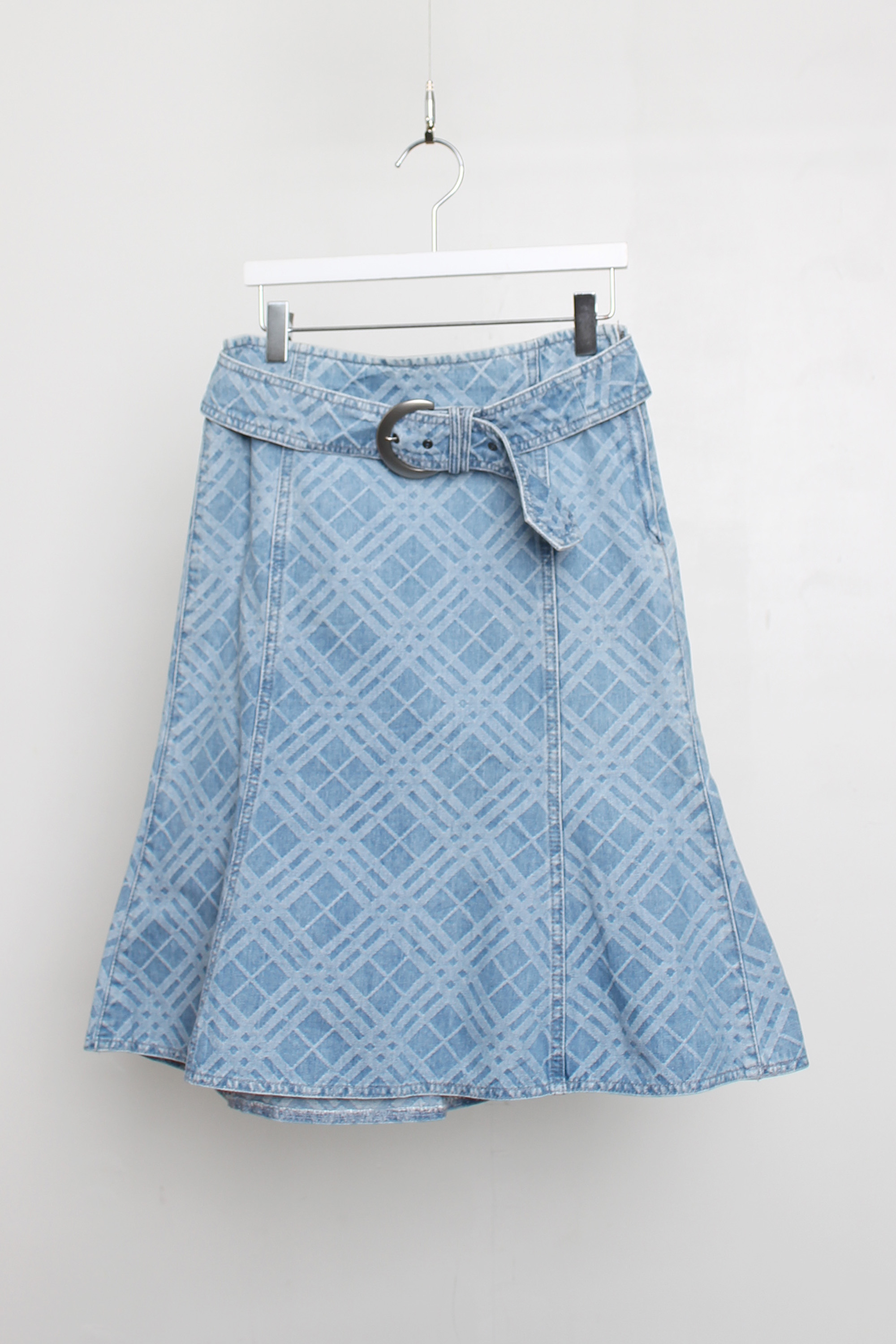 BURBERRY blue label denim skirt