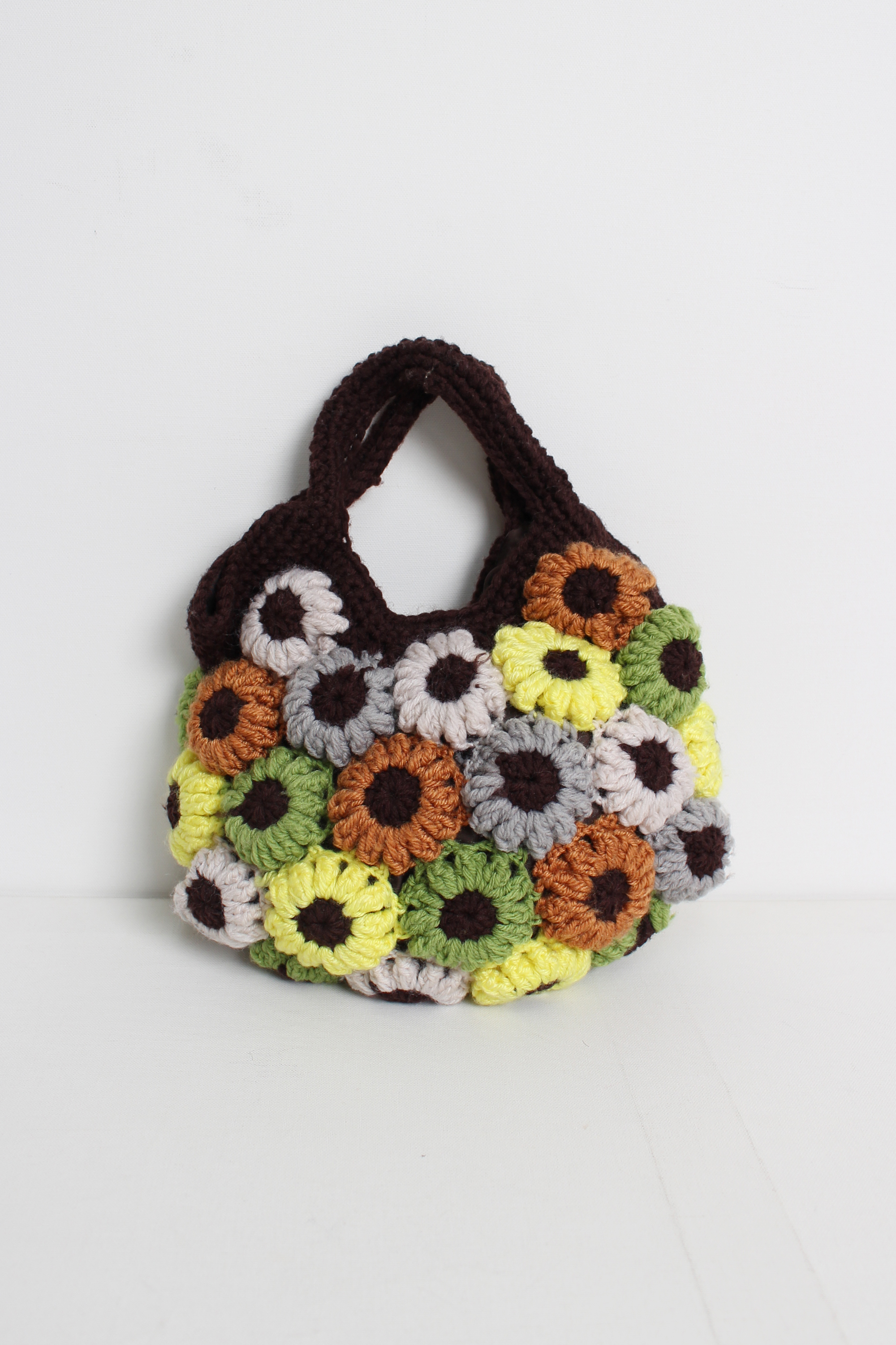 HAND KNIT tote bag