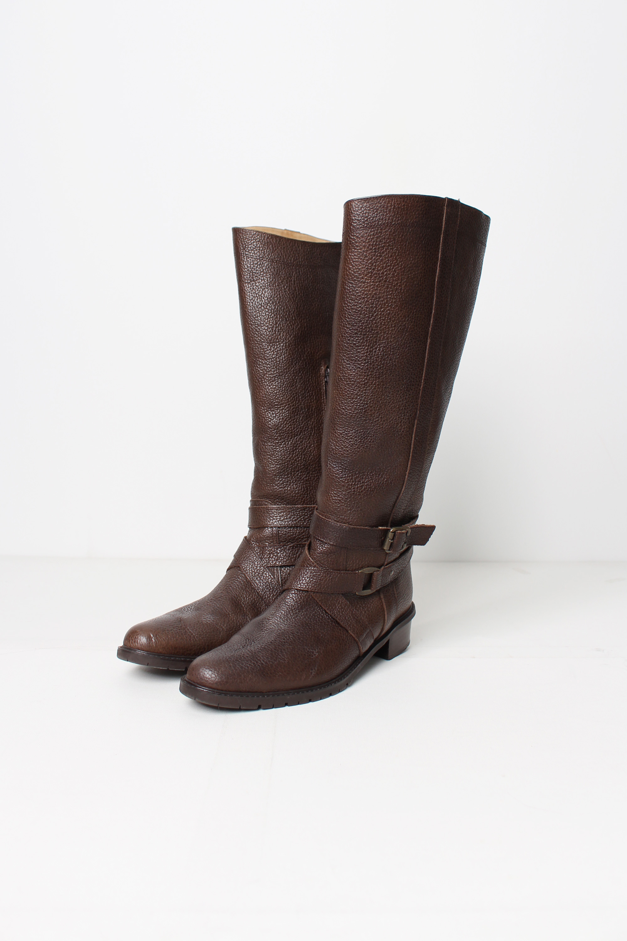 DAMA Grain Leather boots