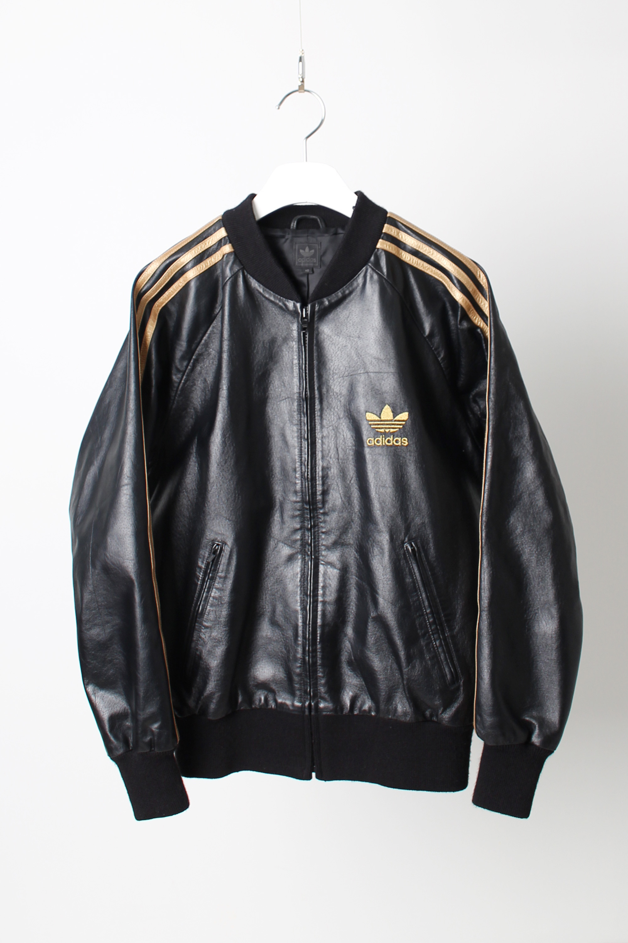 2000s adidas A-15 Leather Track Jacket
