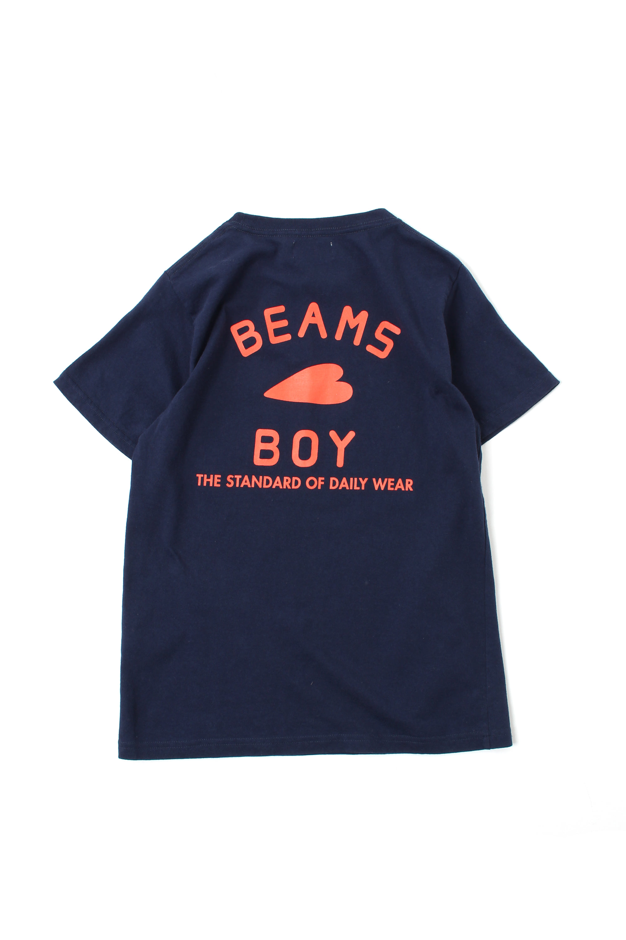 BEAMS BOY Logo T(NAVY)