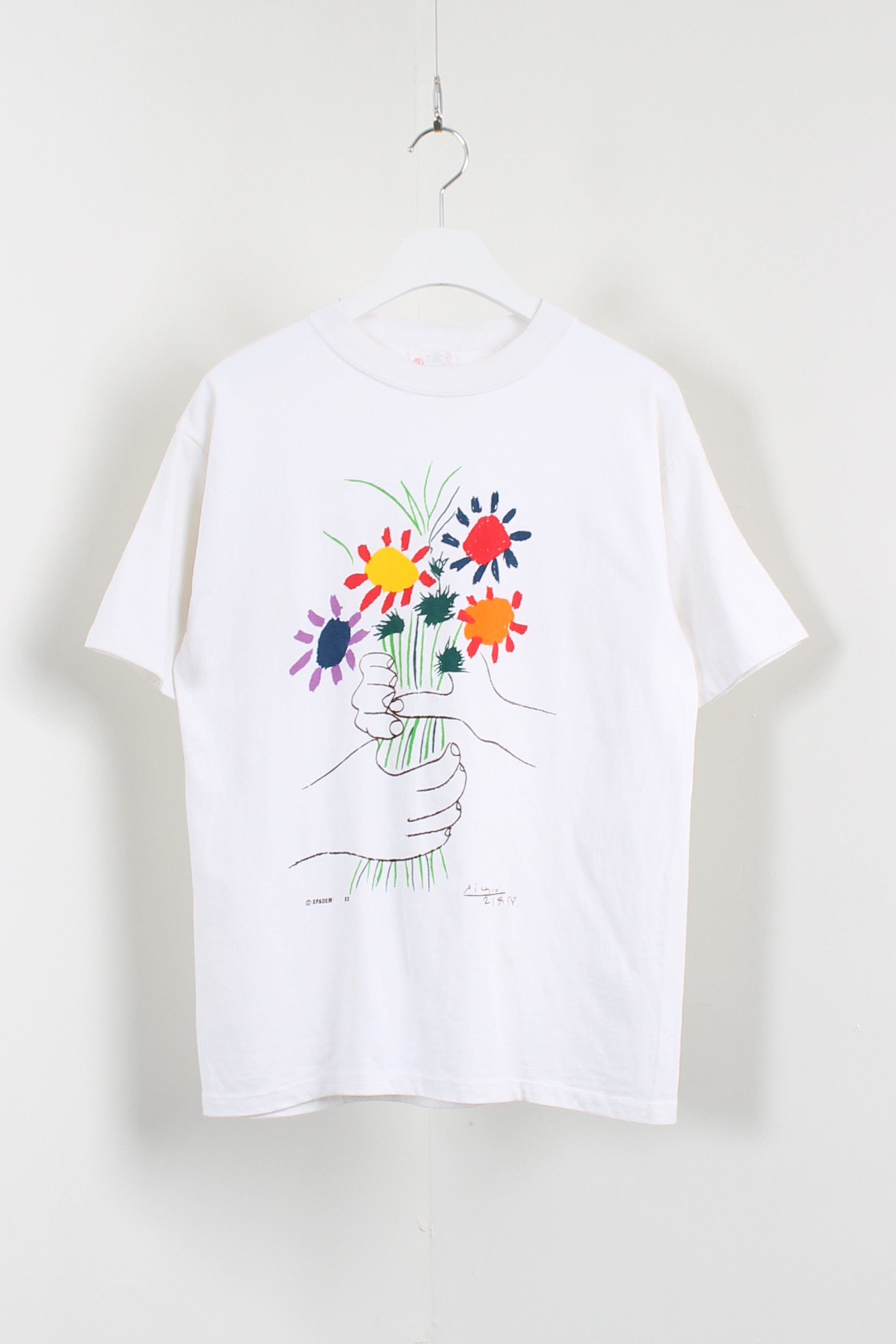 Flower printed t shirt