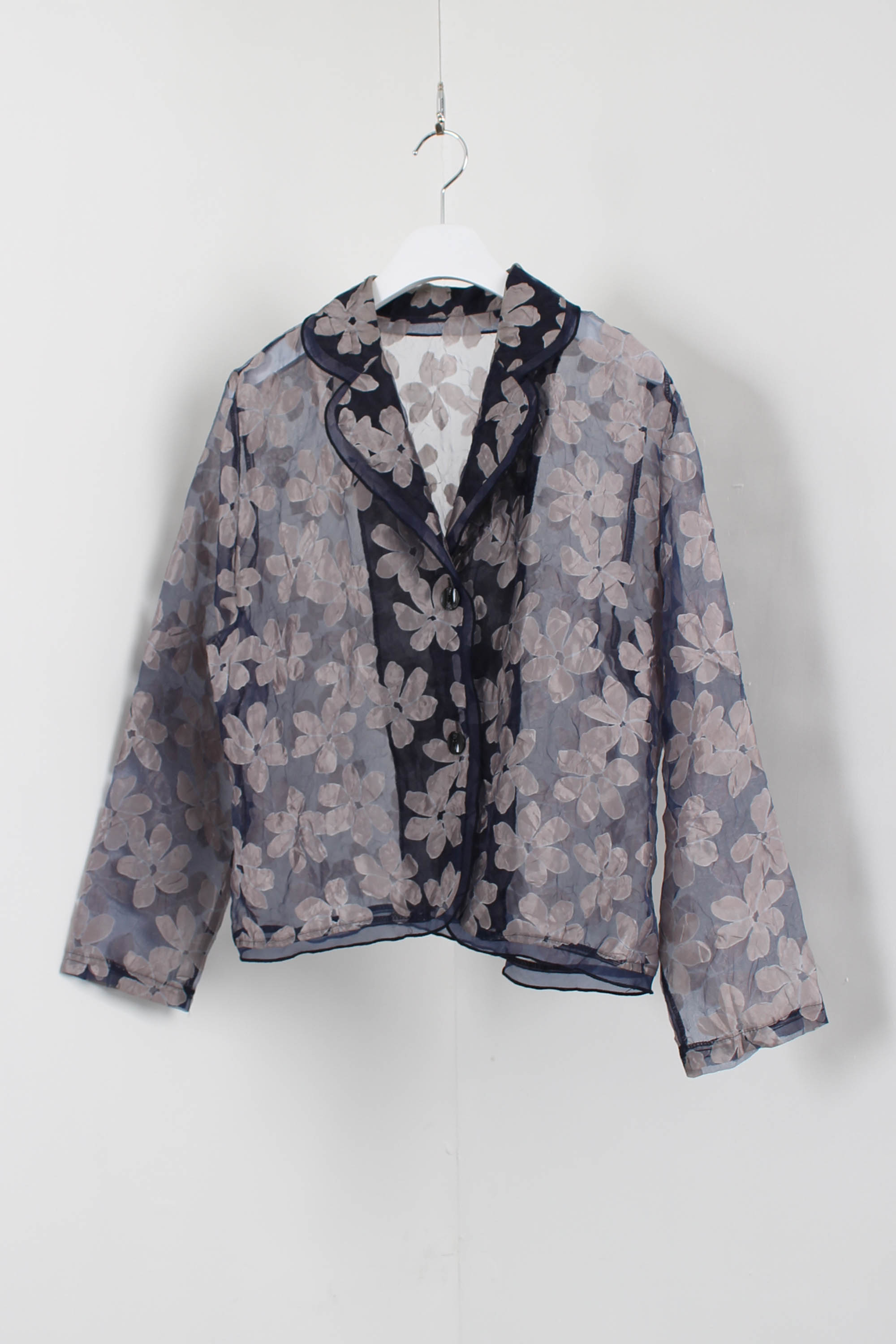 Floral see through jacket