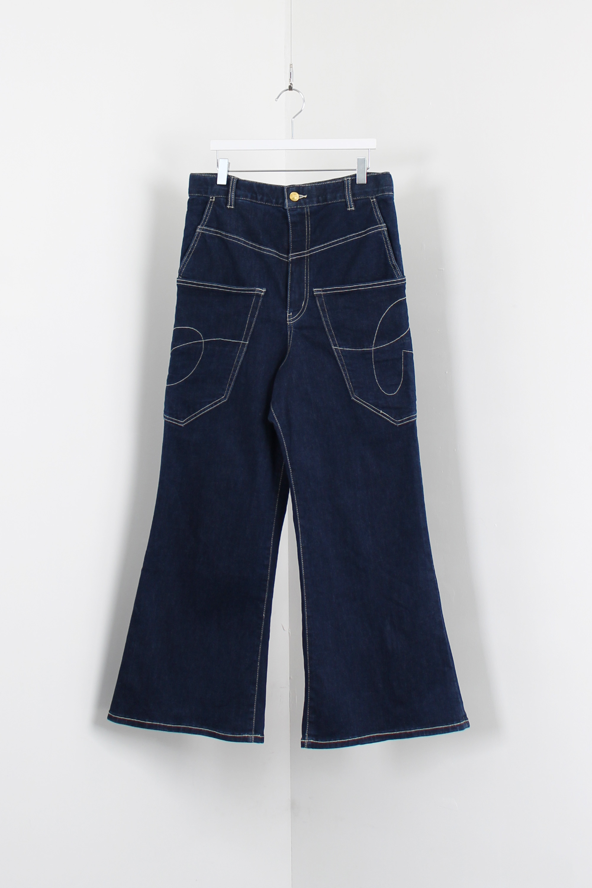 mercibeaucoup wide flare jean