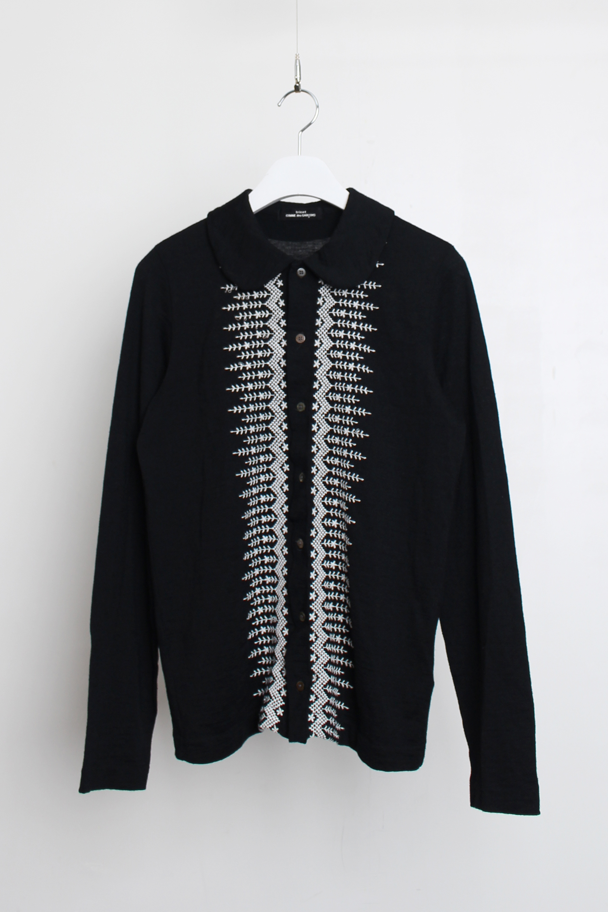 1990&#039;s tricot comme des garcons Embroidered shirt