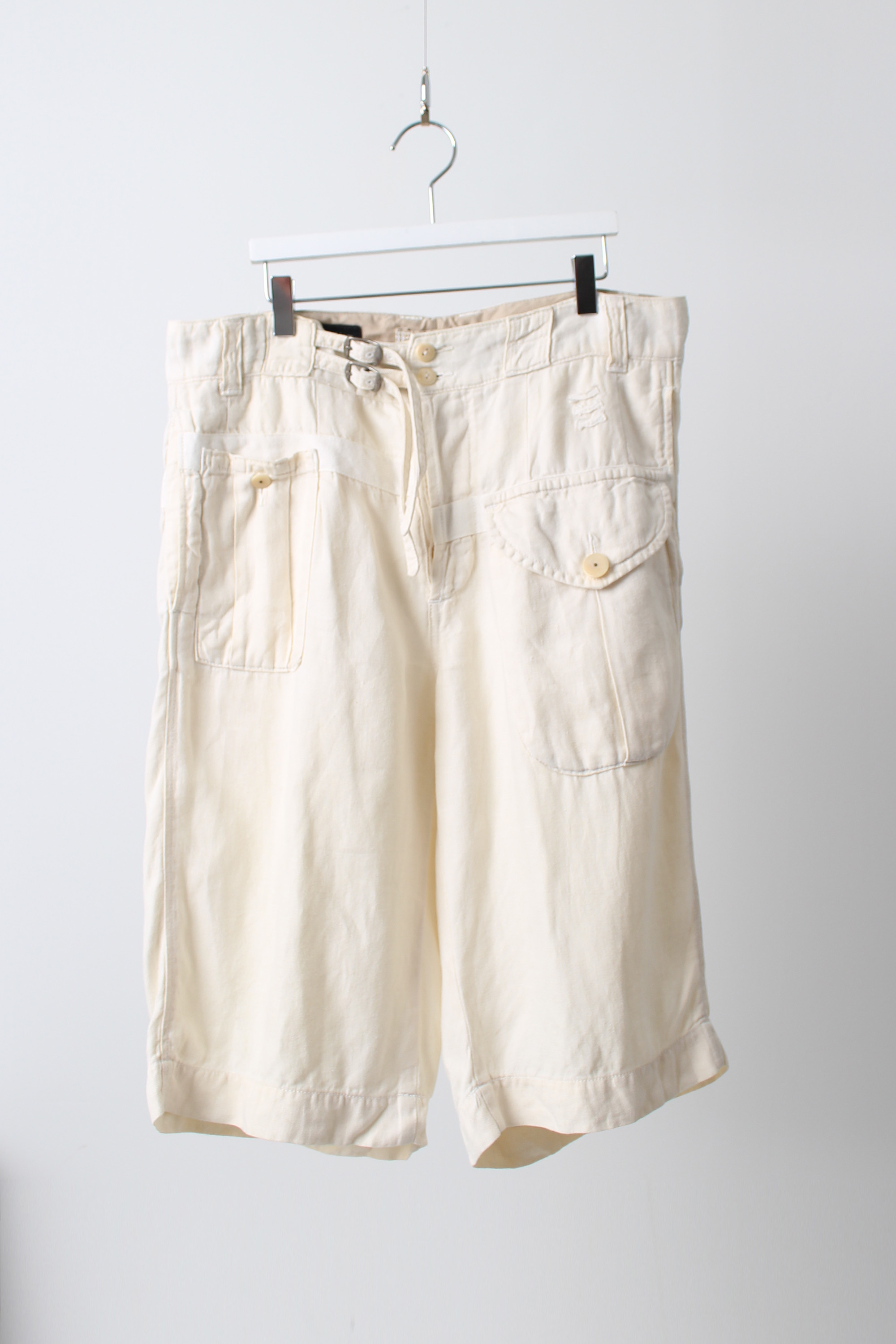 NIGEL CABOURN Linen Shorts