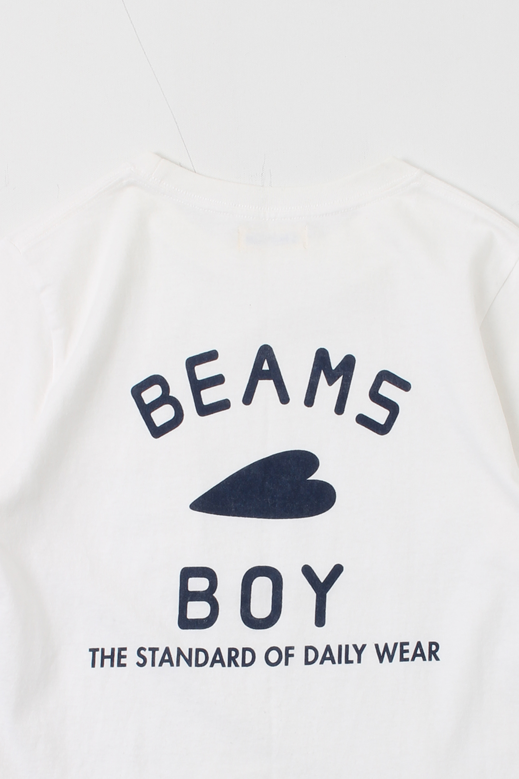 BEAMS BOY Logo T(WHITE)