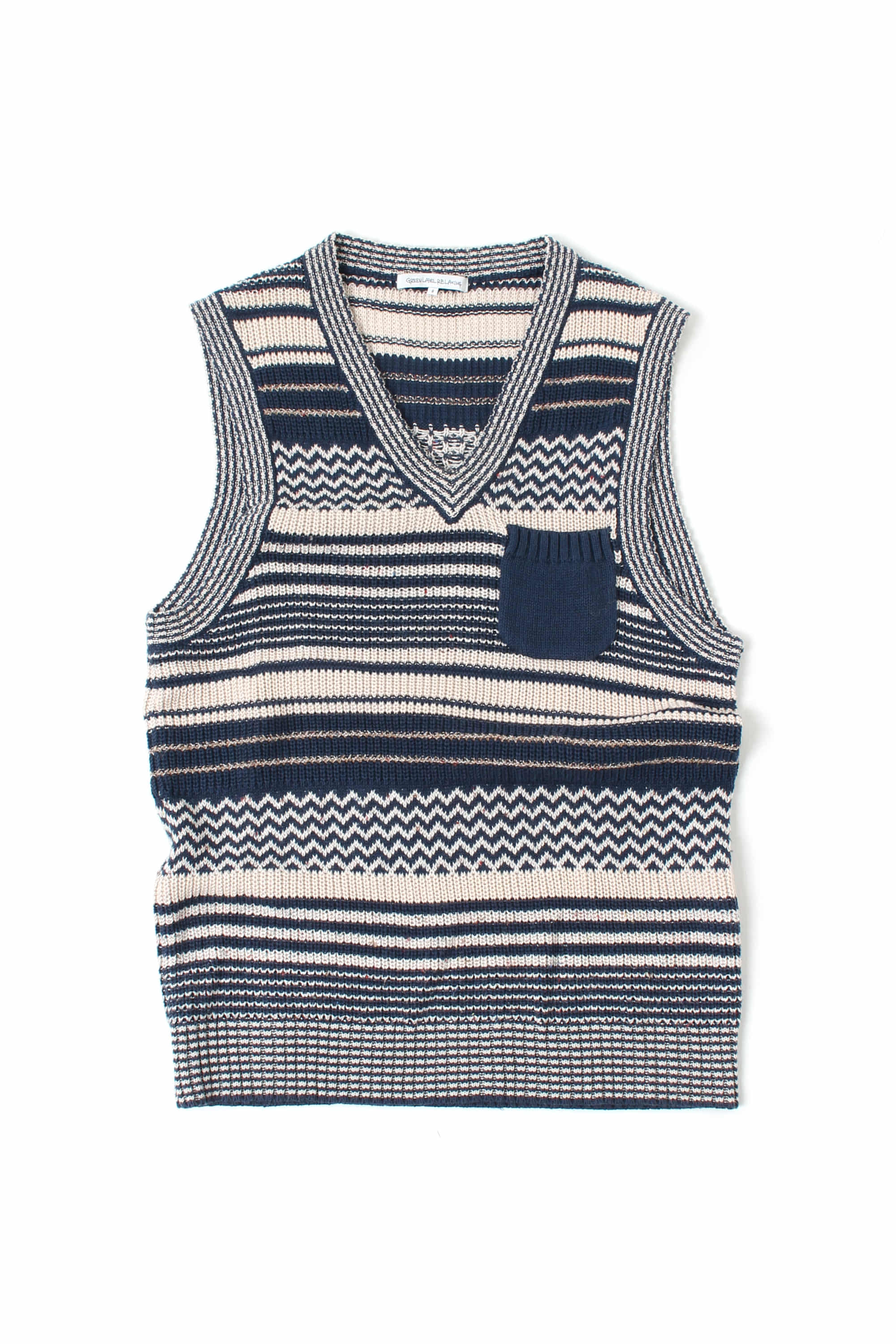 green label relaxing by UNITED ARROWS Knit Vest(S)