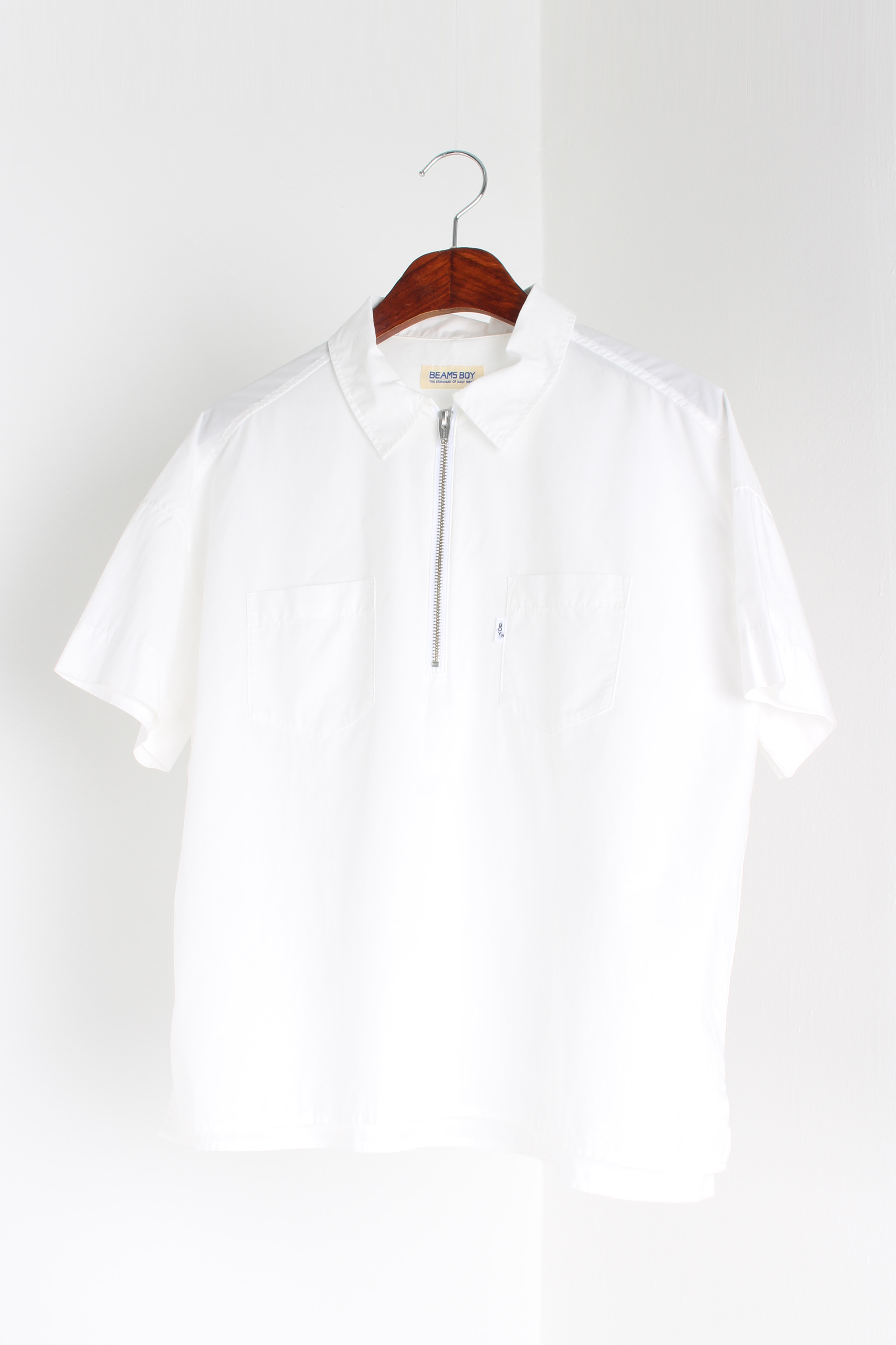 BEAMS BOY White Short Sleeve Shirts(FREE)