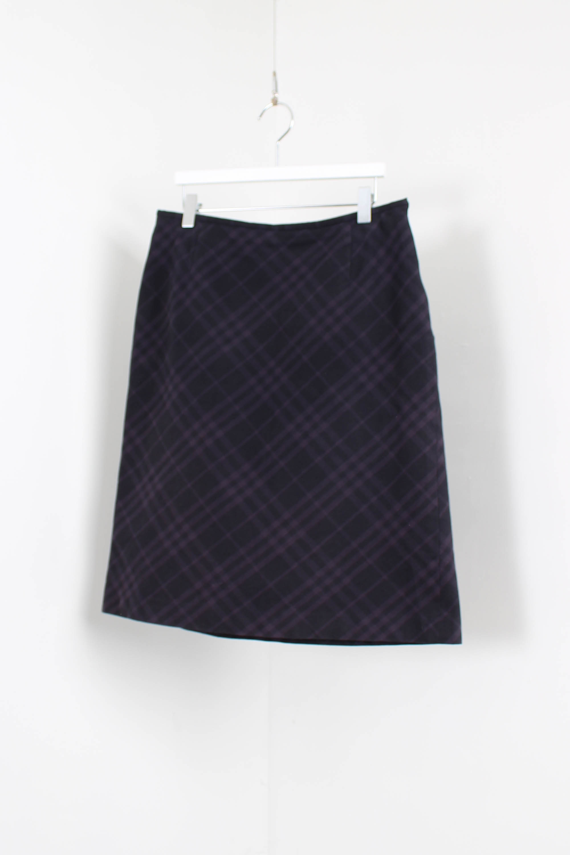 burberry check skirt