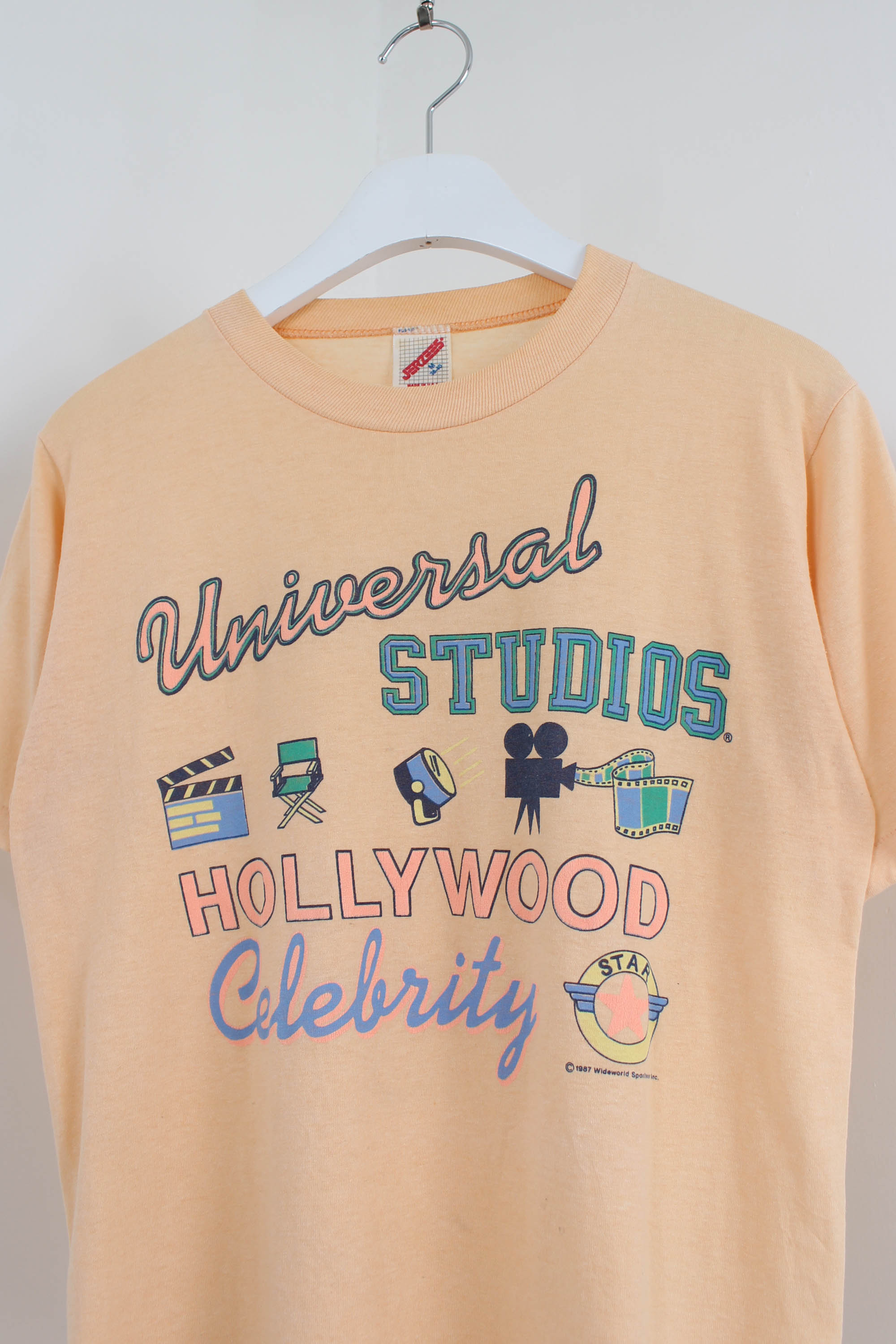 1980s jerzees &quot;Universal Studios Hollywood Celebrity&quot; t-shirt