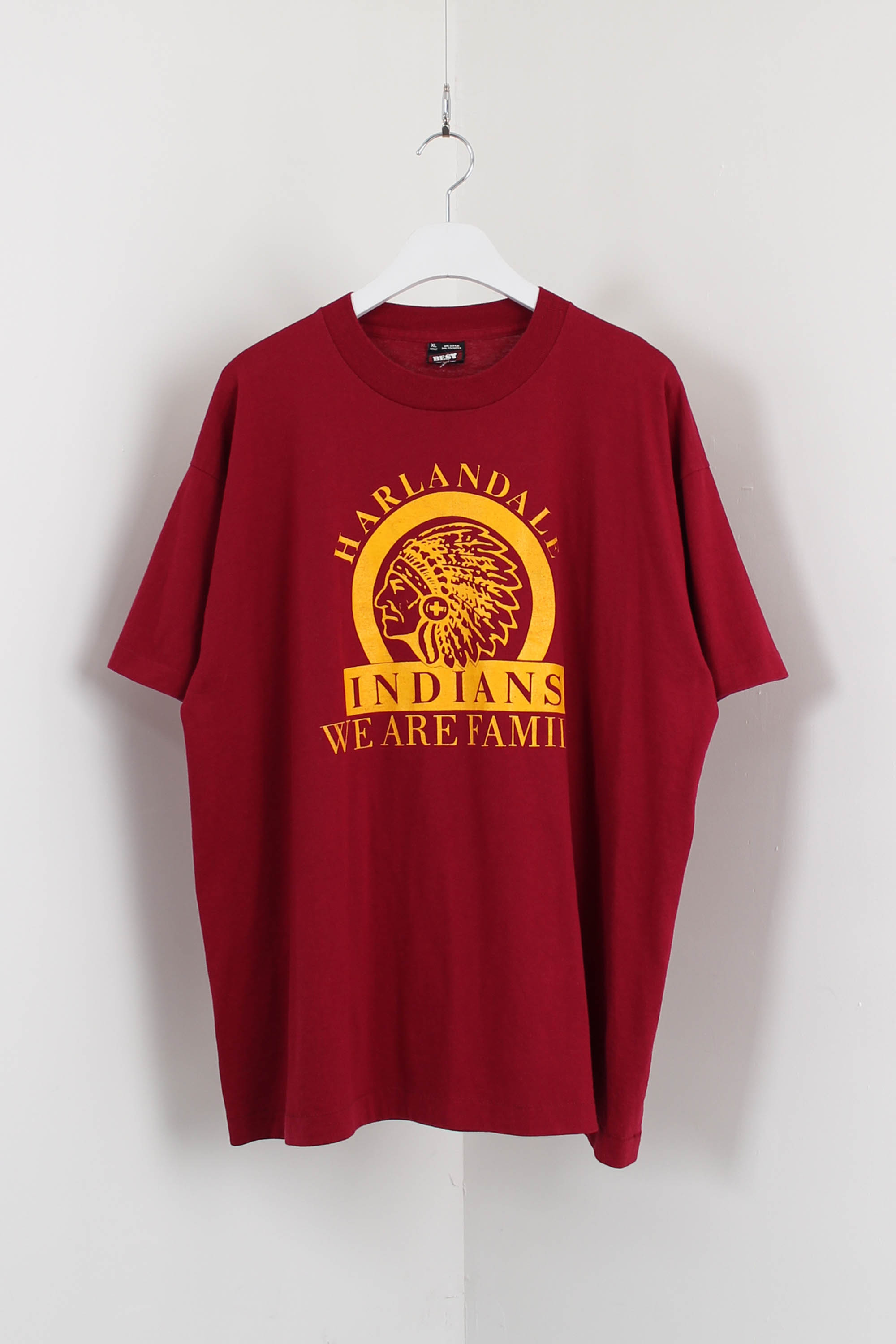 1990&#039;s FRUIT OF THE LOOM &quot;indian&quot; t-shirt