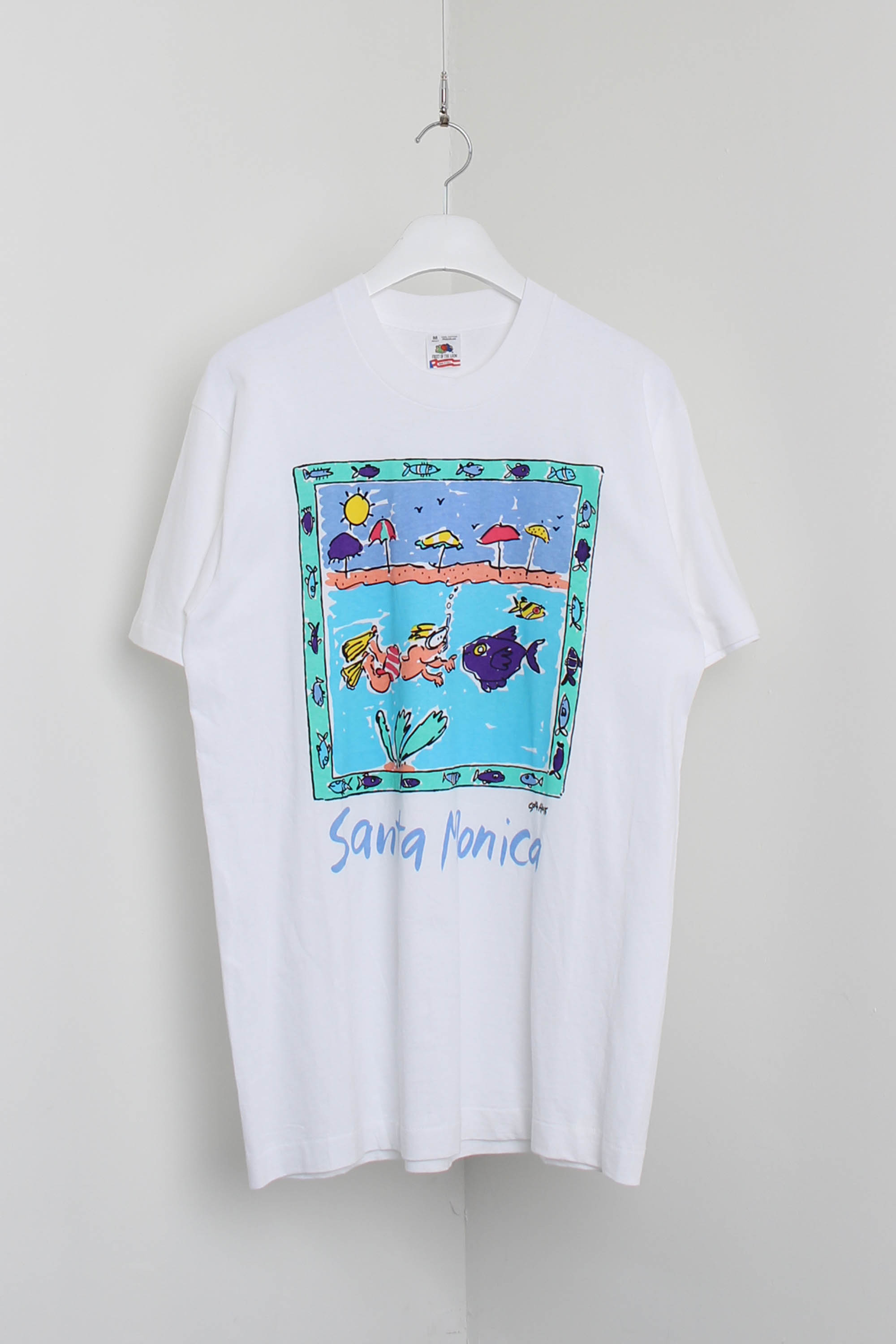 1990&#039;s santa monica t-shirt