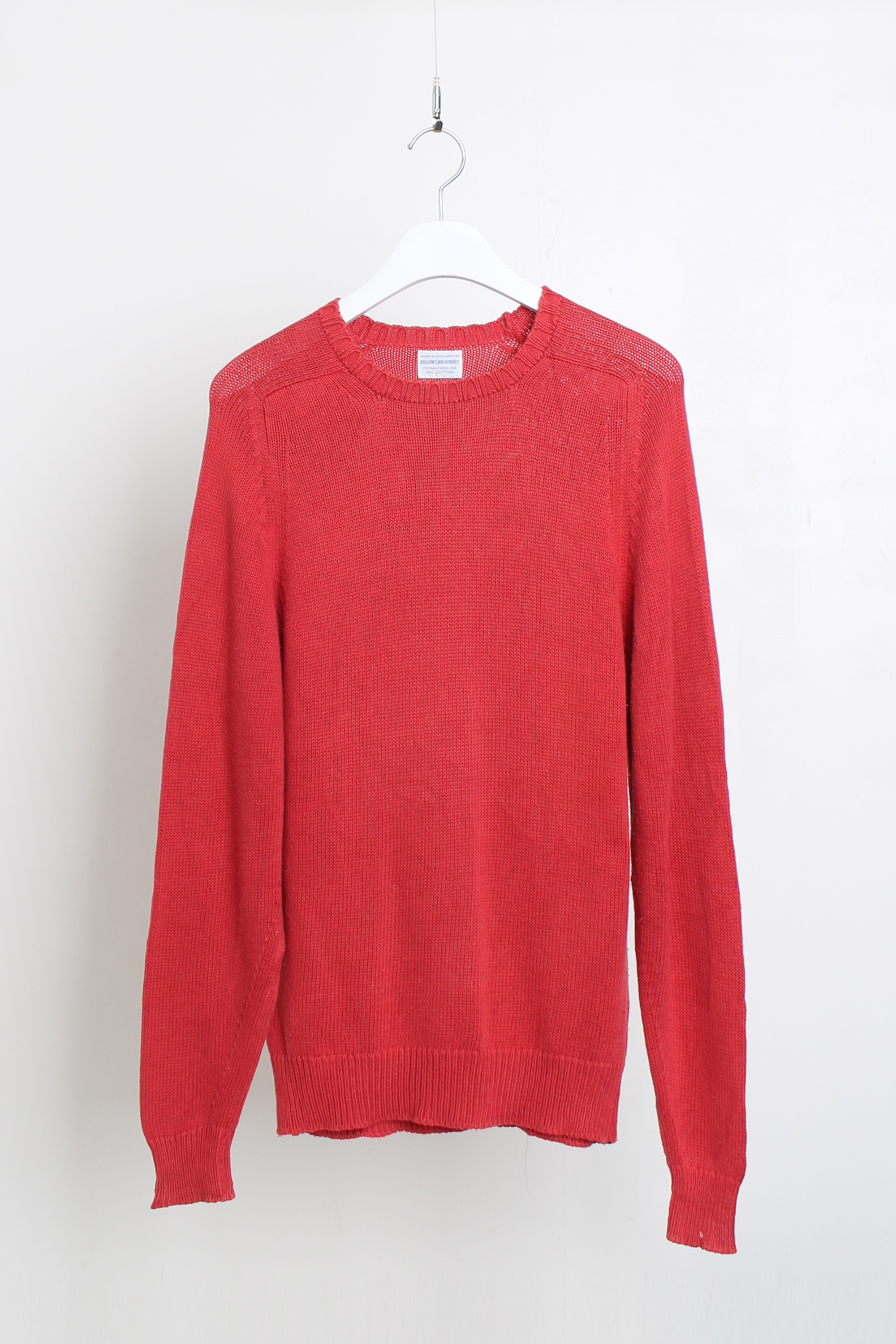BROOKS BROTHERES round neck knit
