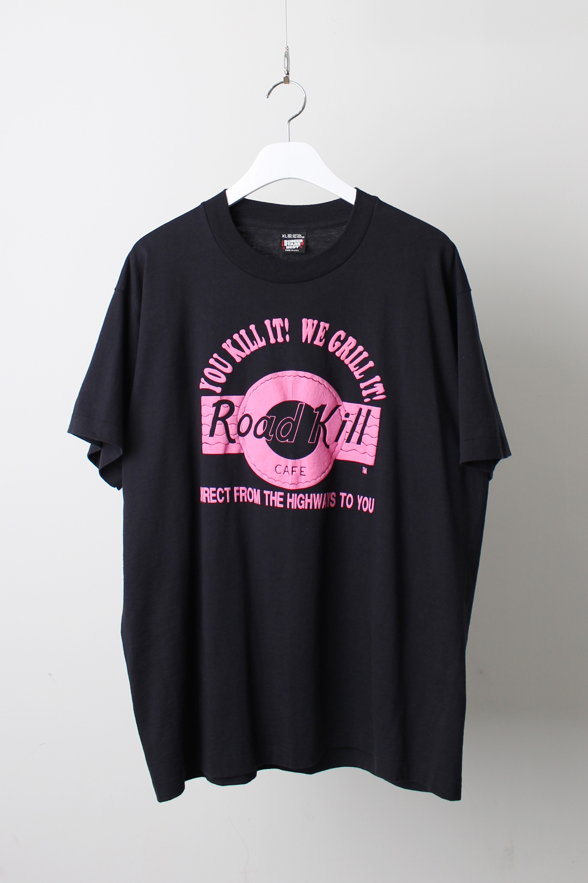 1980s SCREEN STAR &quot;ROAD KILL CAFE&quot;t-shirt